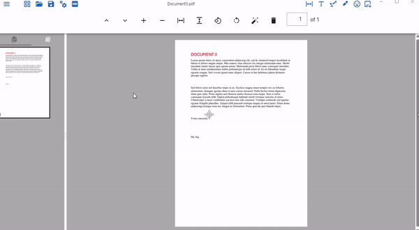 apply a digital signature to a PDF