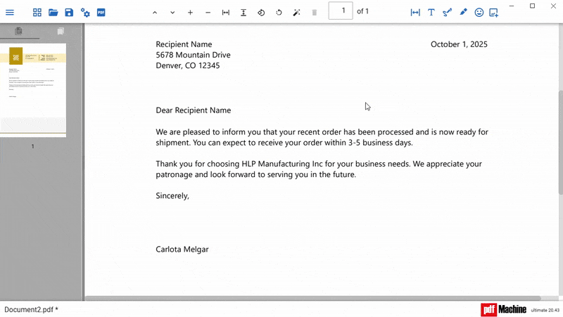 flatten a signature into a PDF